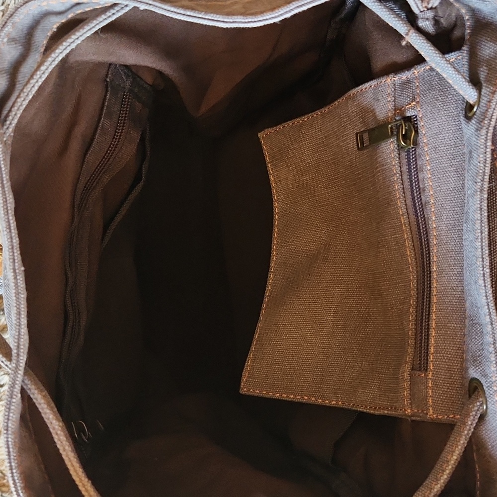 Canvas backpack - Picture 8 of 8